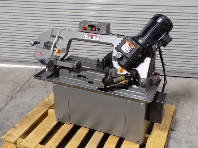 Jet 8 x 14 Geared Head Horizontal Bandsaw 1 HP 115/230v 1 Ph 414466 Damaged