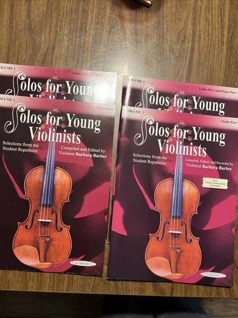 Solos for Young Violinists Violin Part and Piano Acc., Violin Part Vol.1 &2 SET