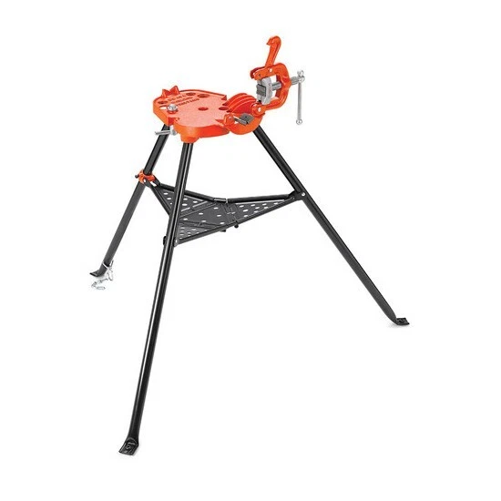 Ridgid 40130 40A Portable 1/8" to 2-1/2" Yoke Vise Tri-stand - Reconditioned