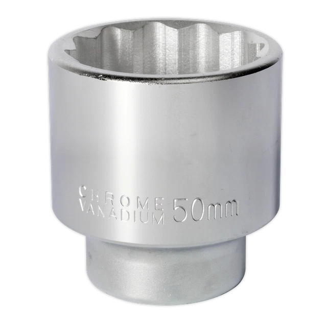 Walldrive Prise 50mm 1.9cmSq Lecteur S34/50 Sealey Neuf