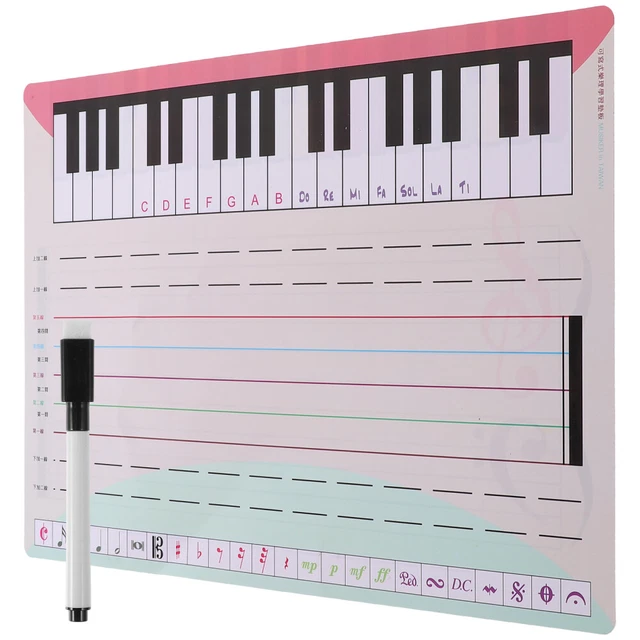 Lapboard Trocken Abwischbar Whiteboard Für Mitarbeiter Musiklehre Abstellgleis