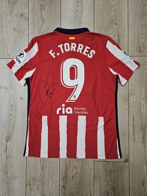 Maillot De Foot Atletico Madrid Porté (Match Worn) - Nike - Non Lavé - Occasion