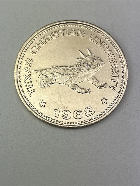 1968 Texas Christian University Token 1968 Football Schedule