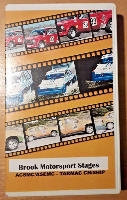 Tv Program Rally Brook 2002 BROOK MOTORSPORT Stages Rally VHS Video £6.00 - PicClick UK