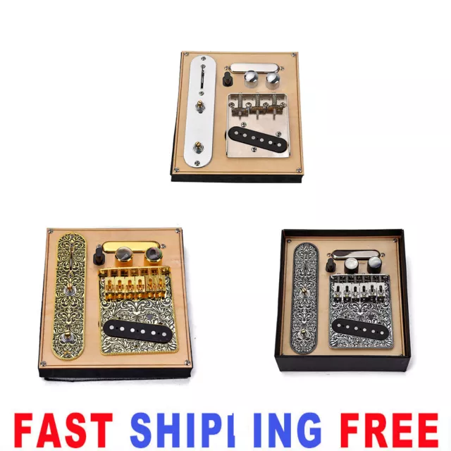 High Quality 3/6 Saddle Guitar Bridge Alnico V Pickup for Fender TL Telecaster High Quality 3/6 Saddle Guitar Bridge Alnico V Pickup for Fender TL Telecaster