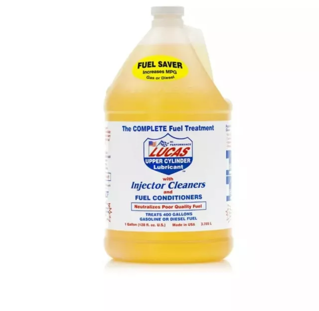 Lucas Oil 10013 Injector Cleaner Fuel Treatment Gas & Diesel Engine (1 Gallon)