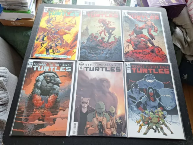 Teenage Mutant Ninja Turtles 80 81 87 88 90 91 IDW 6 Comic Lot TMNT