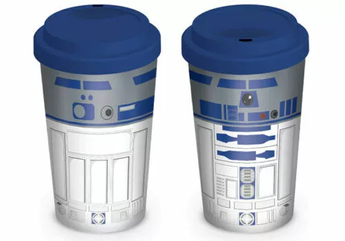 Official Star Wars (R2D2) Travel Ceramic Coffee Tea Mug Boxed