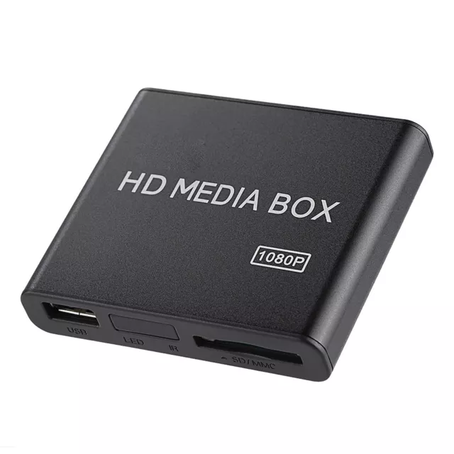 Full HD Mini Box Media Player 1080P Media Player Box Support USB MMC RMVB MP BGI