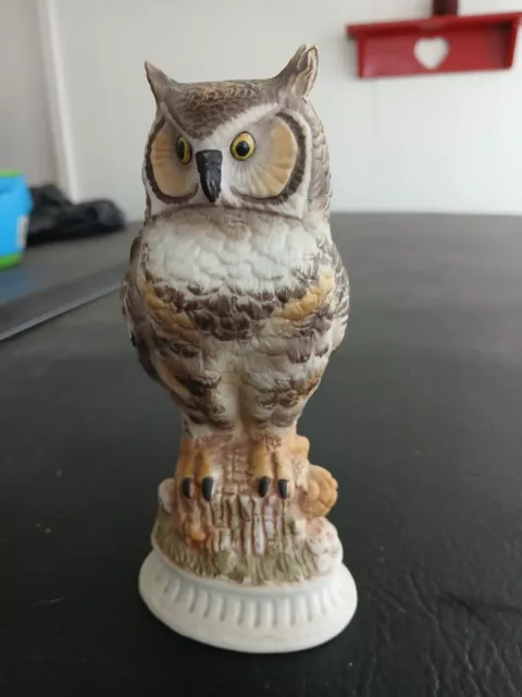 Napcoware Ceramica Creativa Great Horned Owl Porcelain #295