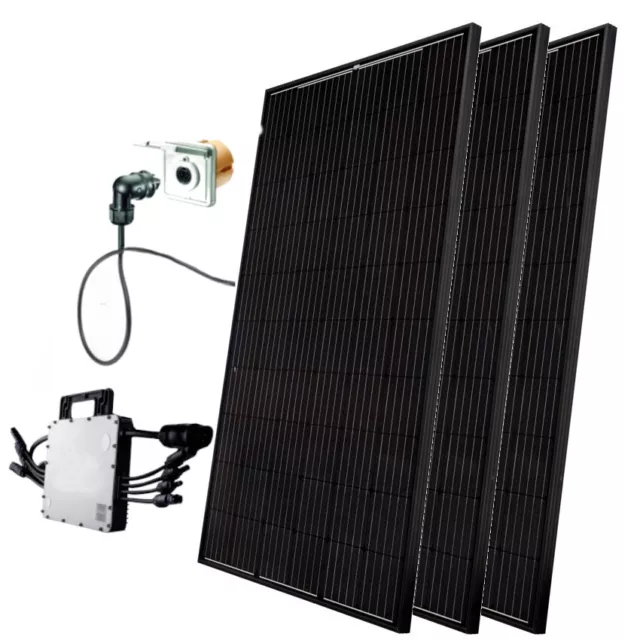Balkonkraftwerk 900 W Installation Photovoltaïque Toit Plat