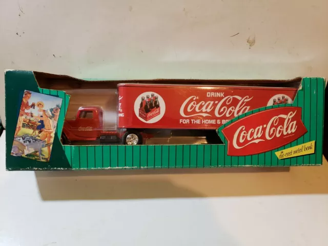 Coca Cola Die Cast Metal Bank 1996 Ertl 1:64 Scale