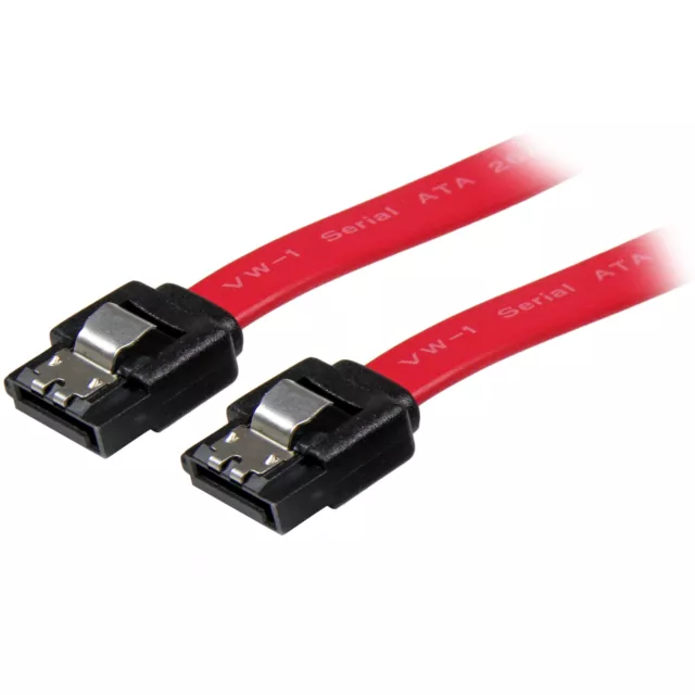 StarTech.com 12in Latching SATA Cable - SATA cable - Serial ATA 150/300/600 - SA