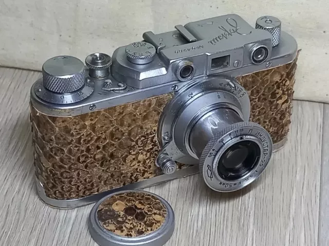 ZORKI-1 KMZ 1952s Leica copy 35mm Rangefinder Industar-22 lens  Vintage  USSR