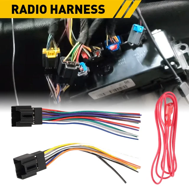 FOR CHEVY SILVERADO 20072013 Car Stereo Radio Wiring Harness Adapter