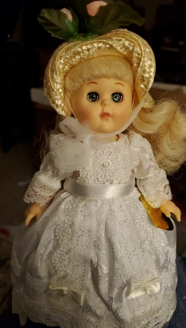 1980s Vogue Lovely Victorian Romance Ginny Doll w Stand by Jessica McClintock
