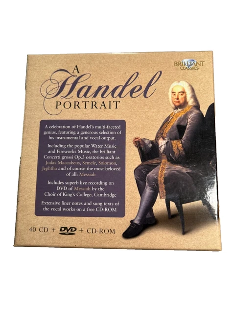 HANDEL THE MASTERWORKS CD Box 40 Discs Brilliant Classics NM/NM