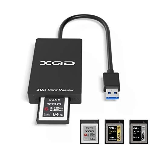 Cateck Cartes XQD séries M et G Lecteur de Cartes d'appareils 5 GB/s USB 3.0C...