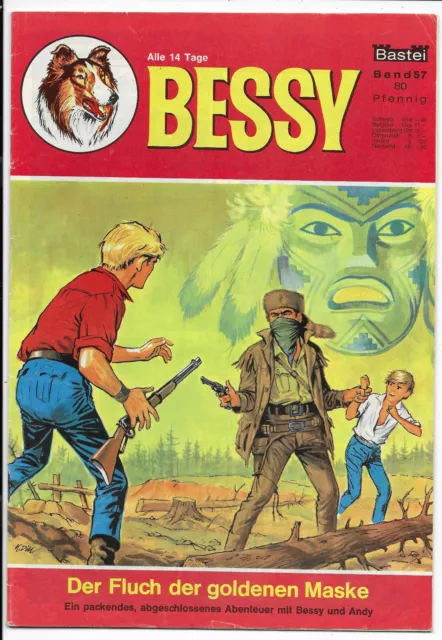 Bessy Nr.57 - Z1-2 ORIGINAL ERSTAUFLAGE BASTEI COMICHEFT Willy Vandersteen