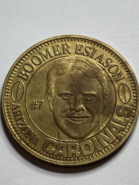 Vintage Boomer Esiason Arizona Cardinals Football Pinnacle Token Glendale AZ rf1