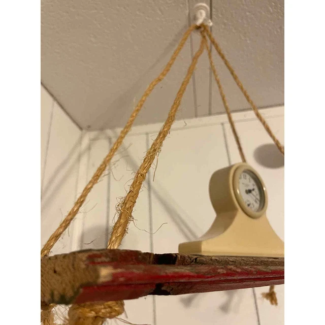New Reclaimed Barn Wood Hanging Wall Shelf TA3 BWS3 2