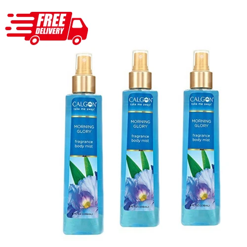 Calgon Morning Glory Body Spray For Women 8 Oz (3 pack) free shipping Calgon Morning Glory Body Spray For Women 8 Oz (3 pack) free shipping