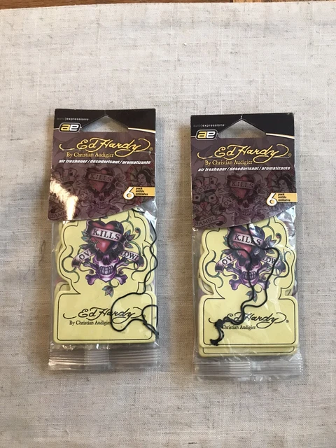 12 Pcs Christian Audigier Ed Hardy Hanging Car Air Fresheners