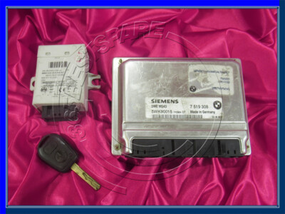 BMW Z3 3 5's E36 E46 E39 2.0i M54 Set del Motore Unità ECU DME MS43 EWS3 CHIAVE DI ACCENSIONE 