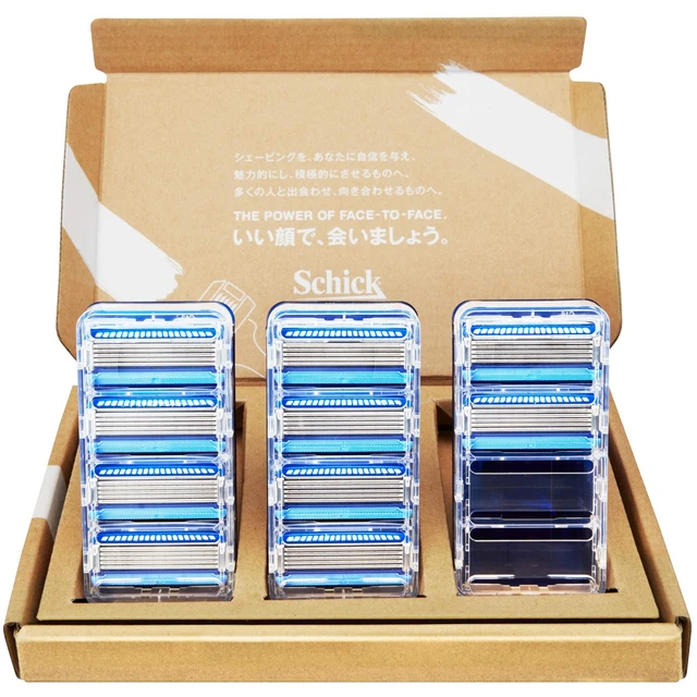 Hoja de repuesto Schick Hydro 5 10 navaja de afeitar 5 hojas con protector de piel
