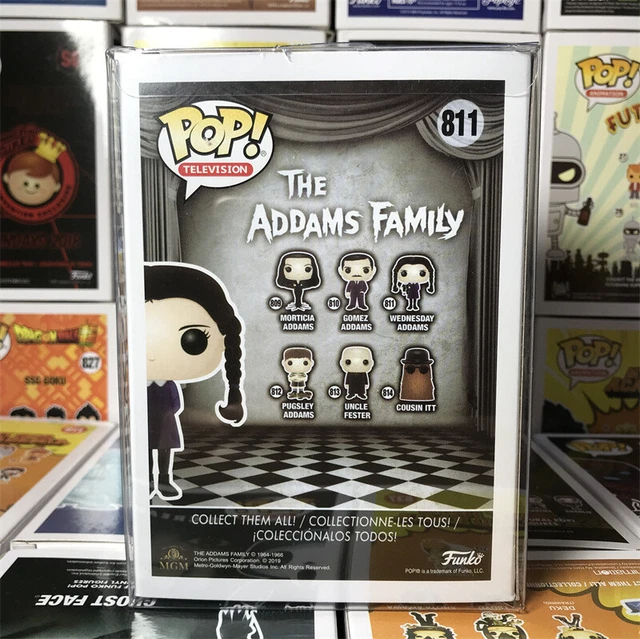 Figurine Pop The Addams Family Wednesday Addams #811 w/Protector "In Hand" 3