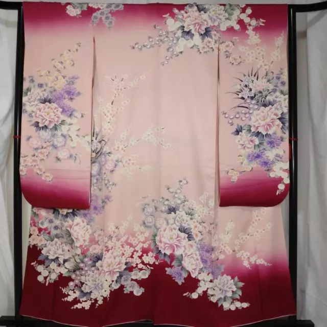Japanese Kimono Furisode Ceremony Gra