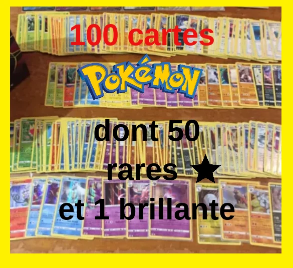 Lot De 30 Cartes à Collectionner Officielles - Dont 5 Brillantes, Sans Doublons, Pour Enfants Et Adultes - 10