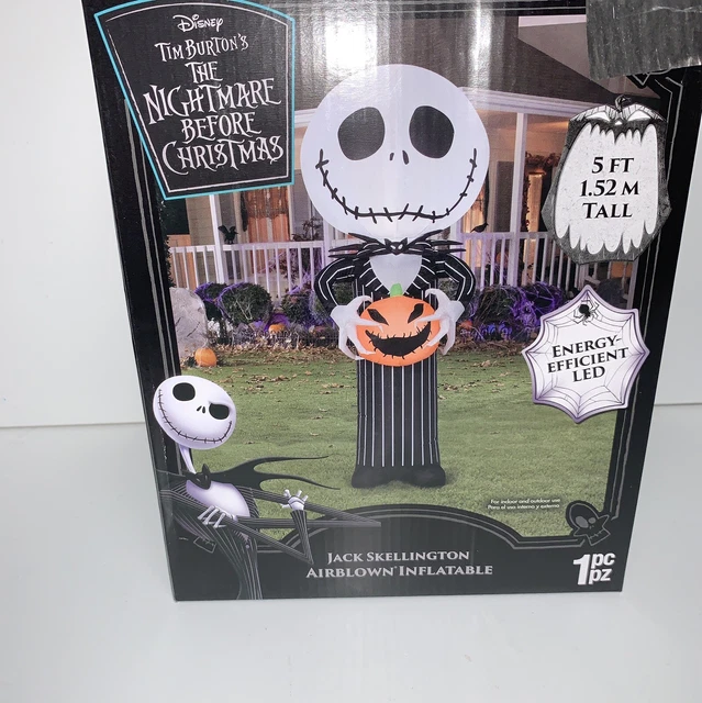JACK SKELLINGTON NIGHTMARE Before Christmas AIRBLOWN INFLATABLE 5.5 Ft