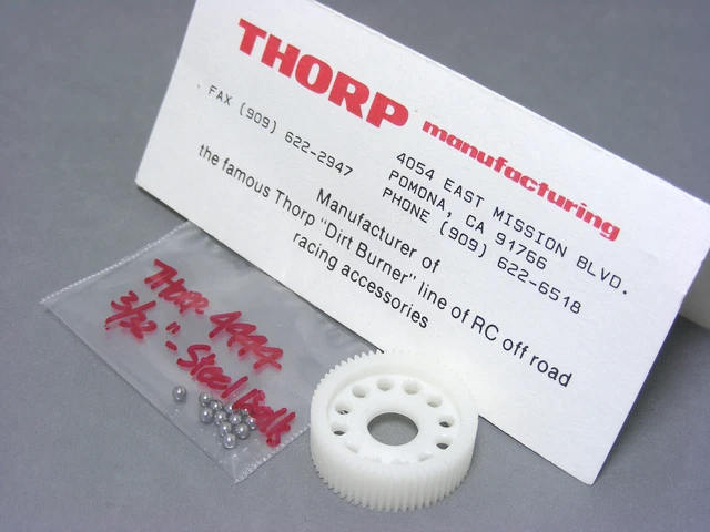 Vintage THORP Mfg Dirt Burners Tamiya FOX R/C 1/10 Upgraded Parts