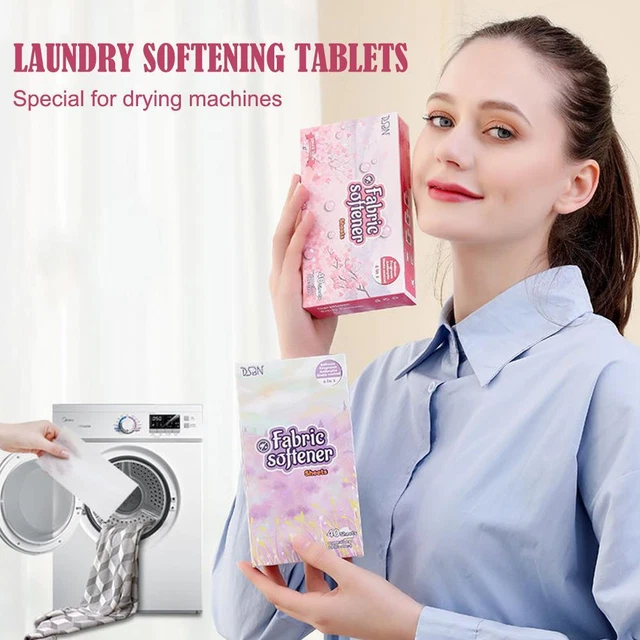 FABRIC SOFTENER SHEET For Dryers Reduce Static Absorption Lasting