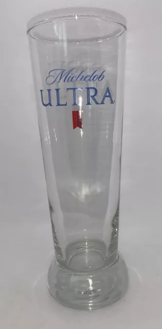 Michelob Ultra Pint Glass 16 Ounce Set Of 4 Heavy Bottom Beer Tall Drink