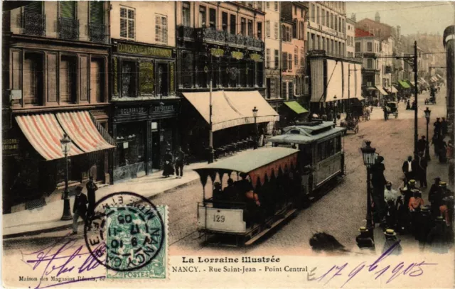 CPA NANCY - Rue St-JEAN - Central Point (484034)
