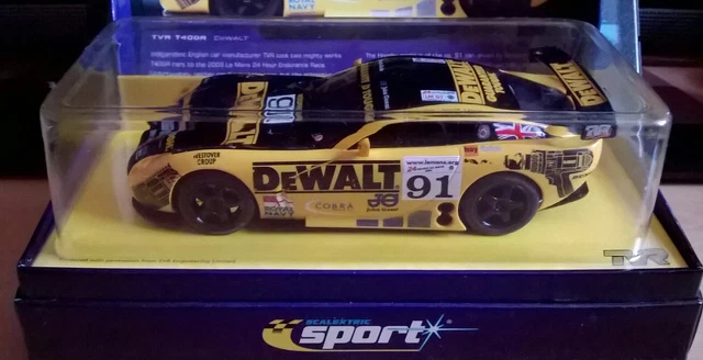 SCALEXTRIC TVR TUSCAN 400R DeWalt No. 91 slot car ref