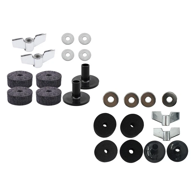 Cymbal Replacement Kits for Drum Set Easy to Use Hi Hat Clutch Felts Accessory