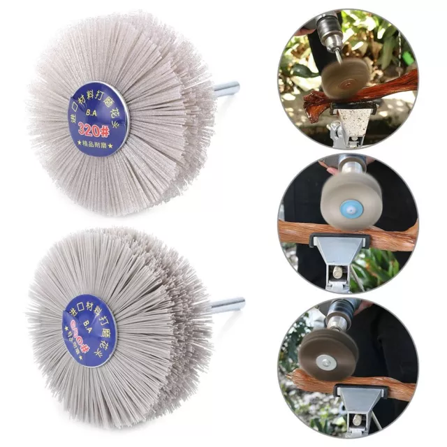 Abrasive Nylon Brush-Deburring Alumina Wire Flower Head Polish Grind Wheel Tools