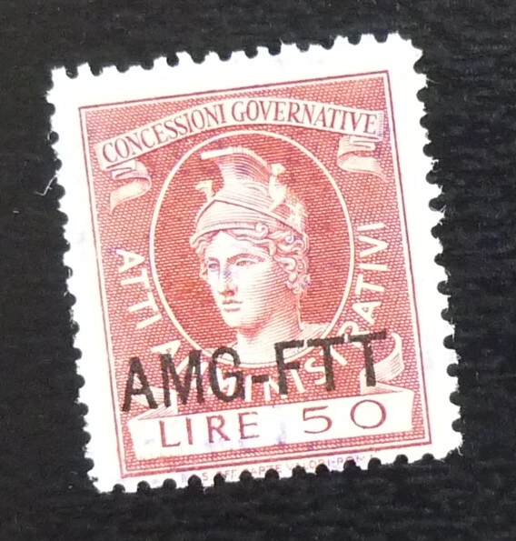 Trieste - Italy - Yugoslavia - AMG FTT Revenue Stamp - 50 Lire A17