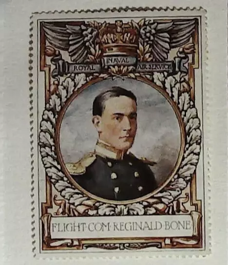 WW1 Lord Roberts Memorial Fund - Poster Stamps - Flight Commander Reginald Bone