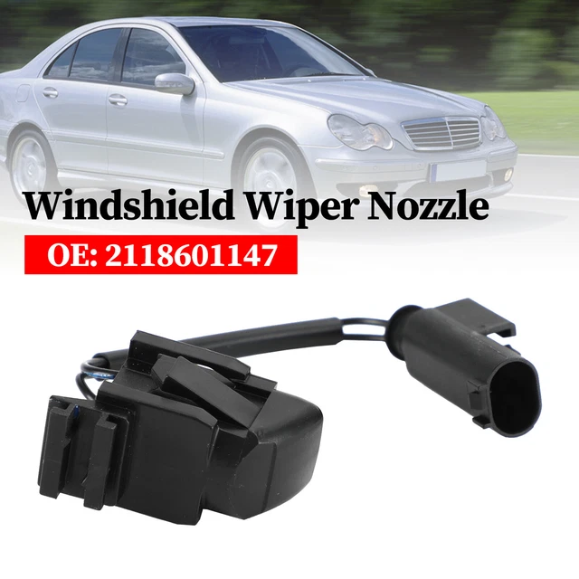 2-Piece Left & Right Windshield Wiper Nozzle Set – OEM 2118601147 For Mercedes-Benz W211 CL203 C219 Models