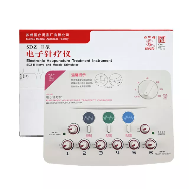 Upgrade 6 output channel SDZ-II Electronic Acupuncture Health Stimulator Machine