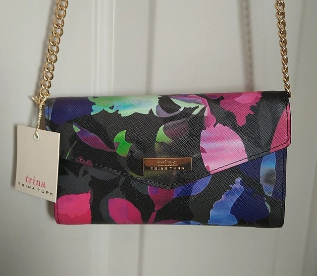 Trina Turk Floral Phone Wallet Shoulder Bag