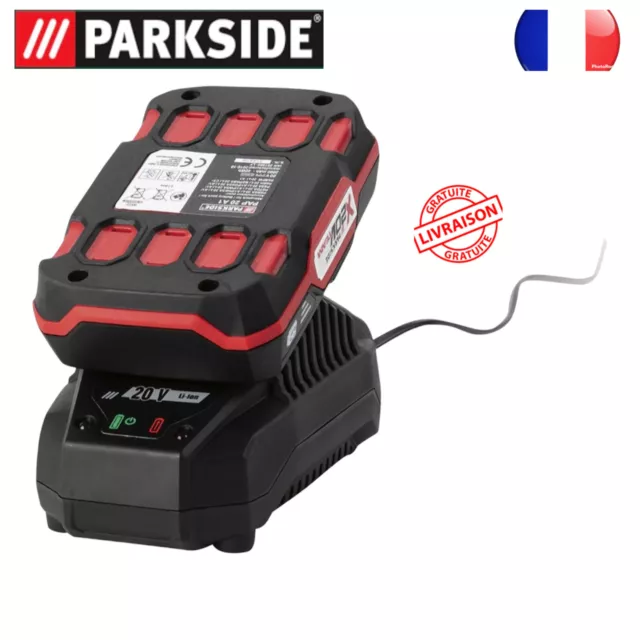 PARKSIDE SANS FIL 20v Batterie 4Ah Pap 20 A3 + Chargeur Plg 20 A1 X20v EUR  56,17 - PicClick FR