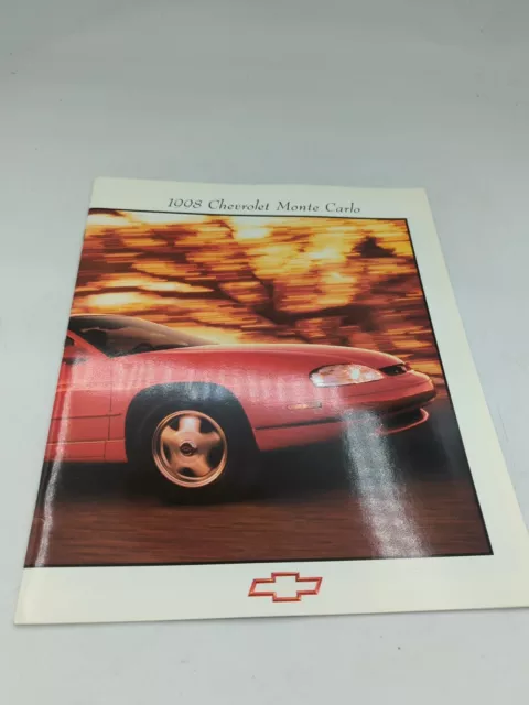 1998 Chevrolet Monte Carlo Sales Brochure Literature Dealer Original Album