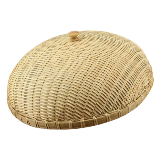 Cesto tenda a cupola piatto tessitura pane bambù