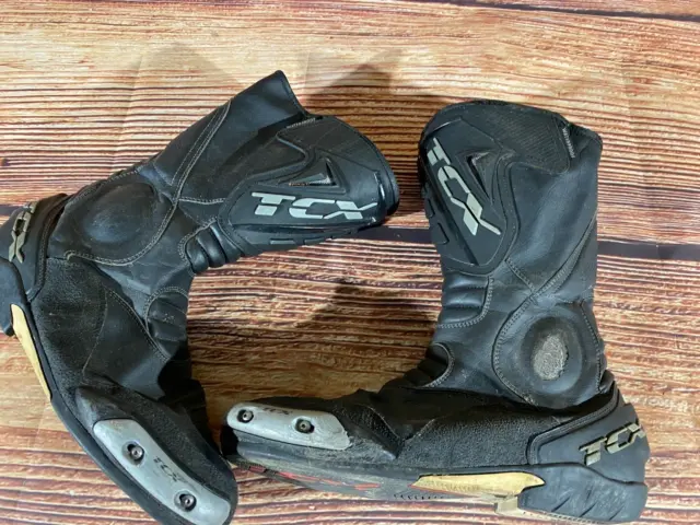 TCX Moto Boots Motorcycle Shoes Unisex Size EU45, US12, UK11