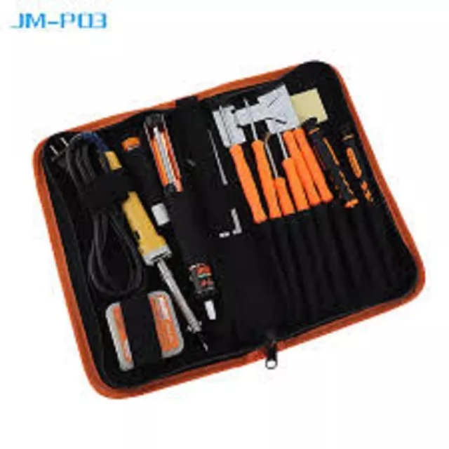 Kit De Microsoldadura De 23 Piezas Para Reparar Movil O Tablet - Jm-P03